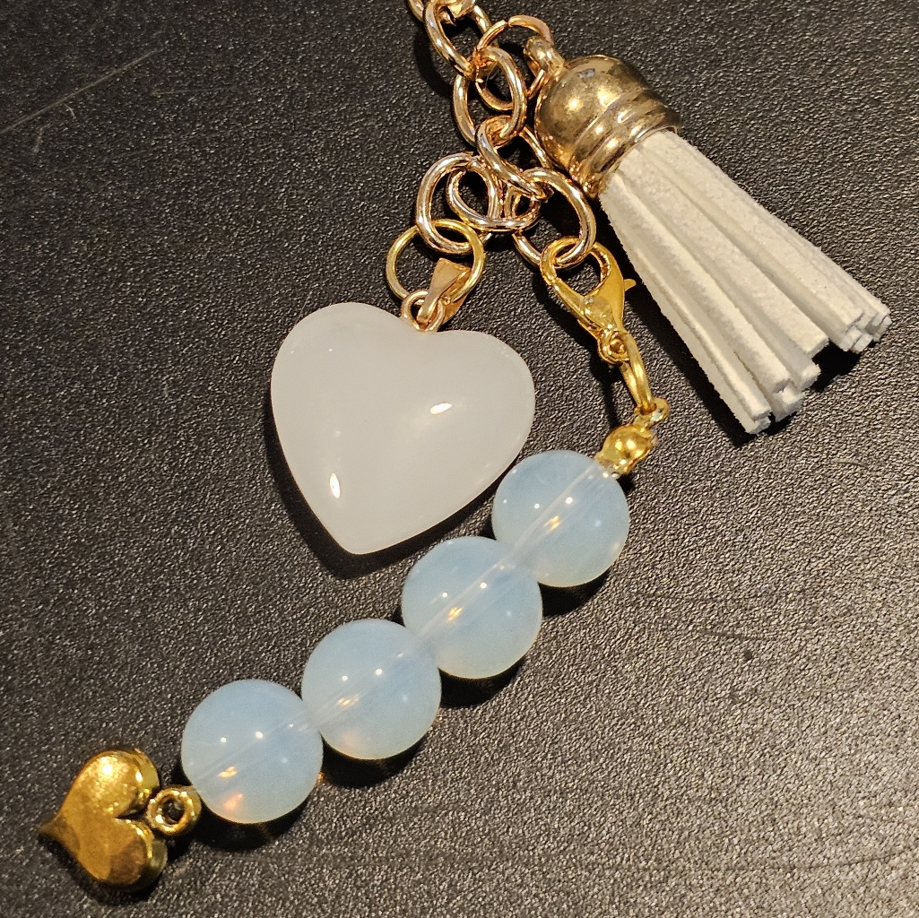 Opal Keychain